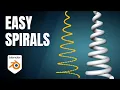 Easy spirals in blender