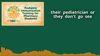 Pediatric Immunization Training for Pharmacy Students gram