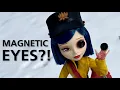 I made a CORALINE x Monster High doll with MAGNETIC EYES