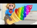Download Lagu Bebé Mono BonBon escapa de la prisión y hace caramelos dulces en el parque - MONO BONBON ESP