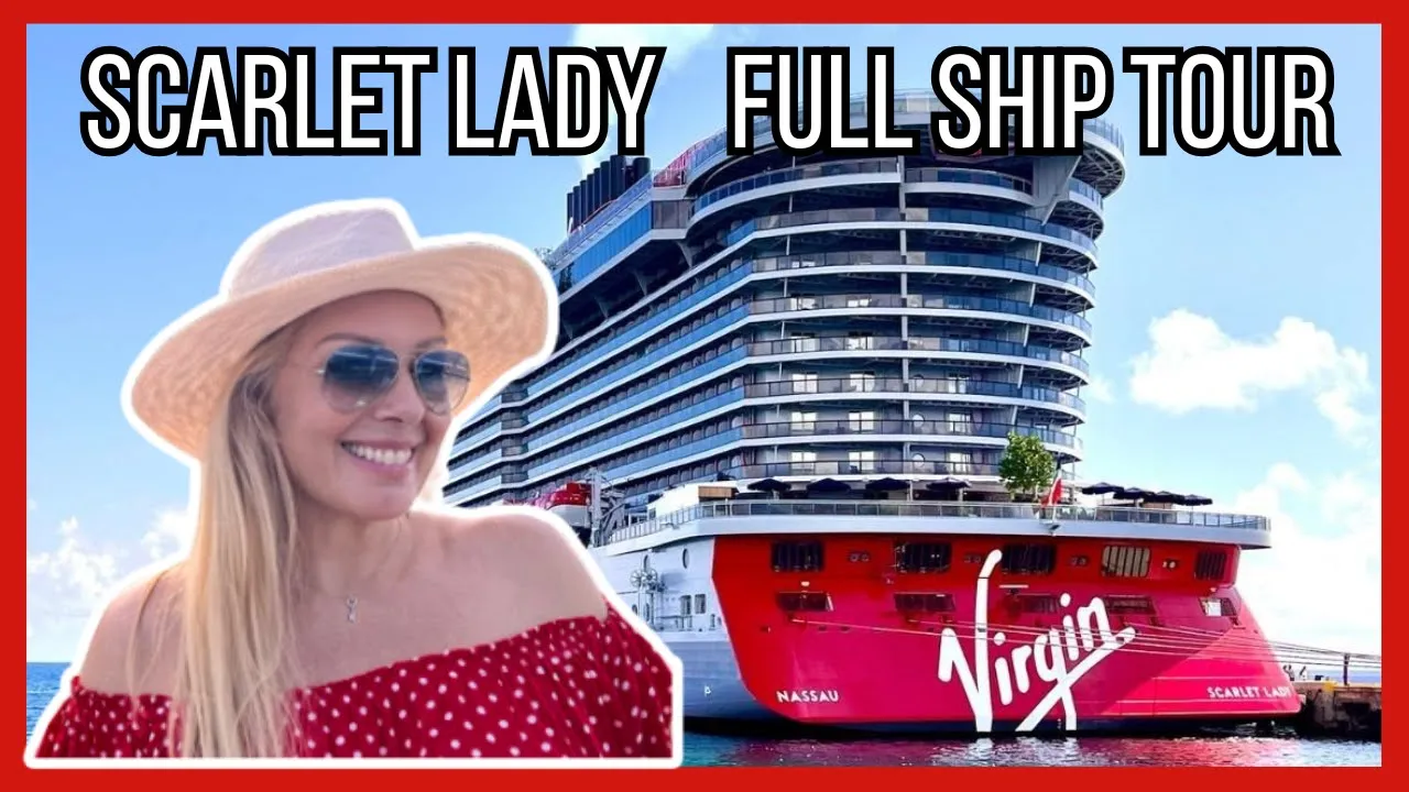 Virgin Voyages Scarlet Lady Mega Full Ship Tour (2025)