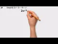 Simplify 2x 3y-6x-y