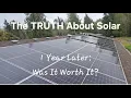 Sungold Power Solar Panel System 1 Year Review