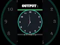 Simple Python Code to Design Clock