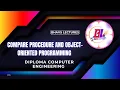 1 2 Compare procedure Oriented programming and Object Oriented programming