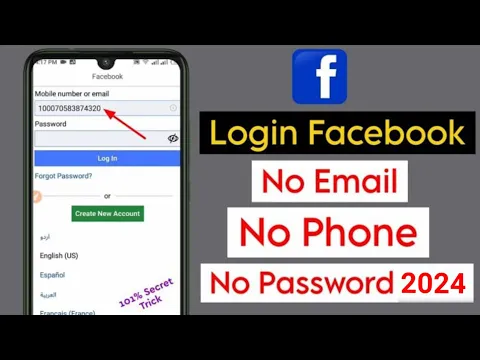 Download MP3 How To Login Facebook Account Whitout Email And Phone Number 2024