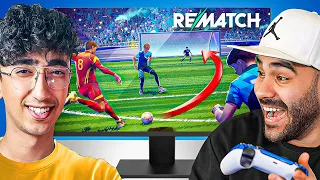 بشر و كريم يلعب في ريماتش REMATCH  بشر و كريم يلعب في ريماتش REMATCH