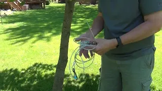 Snagle Paw Cable Dog Run Installation