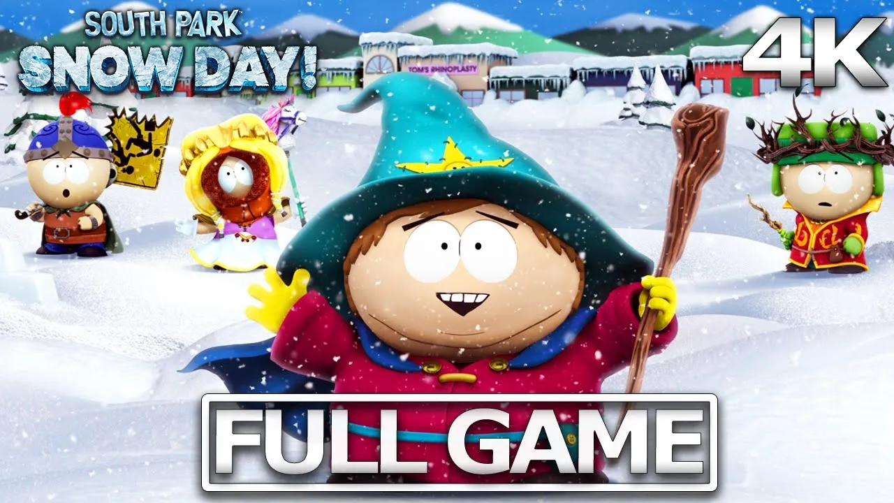 SOUTH PARK: SNOW DAY Full Gameplay Walkthrough / No Commentary【FULL GAME】4K Ultra HD