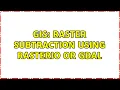 GIS Raster Subtraction using rasterio or gdal