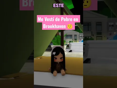 Me Vestí de Pobre en Brookhaven 🤨 #roblox #brookhaven #robloxedit #robloxshorts #robloxgames #games