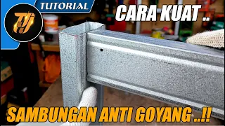 Thumbnail Cara Sambung Tiang & Palang Baja Ringan | Hasil Rapi dan Super Kuat !