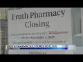 Fruth Pharmacy to close all stores services moving to Walgreens