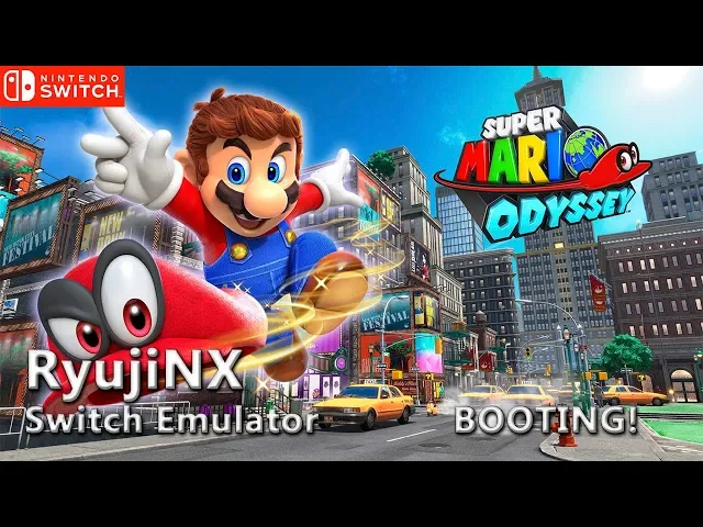 RyujiNX (Switch Emulator) | Super Mario Odyssey (Booting)