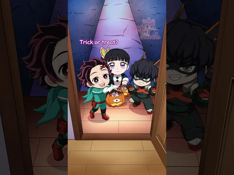 Trick or Treat 🎃 Kanao x Tanjiro x Inosuke 😈 #DemonSlayer #Halloween