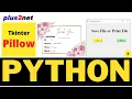 Pillow Saving documents in PDF JPEG or PNG formats using Tkinter File dialog