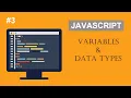 JavaScript Tutorial for Beginners in Hindi - Variables Data Types 2020