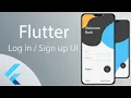 Flutter - Sign in up UI Concept