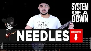 【SYSTEM OF A DOWN】[ Needles ] cover by Masuka | LESSON | GUITAR TAB