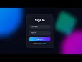 Dark Neon Animated Login Form Design HTML CSS Tutorial