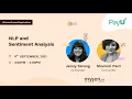 CodeUp Live - NLP Sentiment Analysis on 9th Sept 3PM onwards