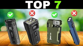 7 Best EDC Flashlights 2026 USB-C Magnetic Tactical Pocket Self Defense on Amazon