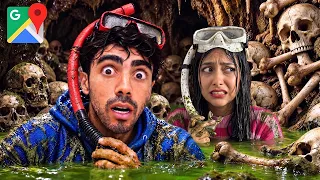 🔴FEDE EXPLORÓ 3 LUGARES DE TERROR DE GOOGLE MAPS