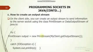 PART1 SOCKET PROGRAMMING By RUTARINDWA J PIERRE
