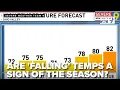 SEVERE WEATHER TEAM 9 Are cooler temps normal for this time of year