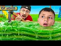 Lagu SURVIVING 100 LAYERS of Slime!! The Kids are Trapped! 🤢⛓️ | FV Family