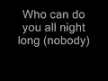 Keith Sweat-Nobody Lyrics