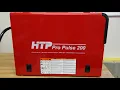 HTP Pro Pulse 200 MIG Welder showing