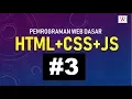 Seri Web Dasar HTML CSS JavaScript Membuat Tabel