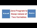 Java Program to Swap two variable values Swapping values of two variables Java Basics Netbeans