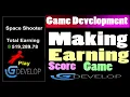 GDevelop - How To Make High Earning Score Or High Score In Game Make Earning Game