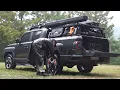 RAIN CAMPING ⛈️ SOLO TENT SETUP & CAMPING GADGETS