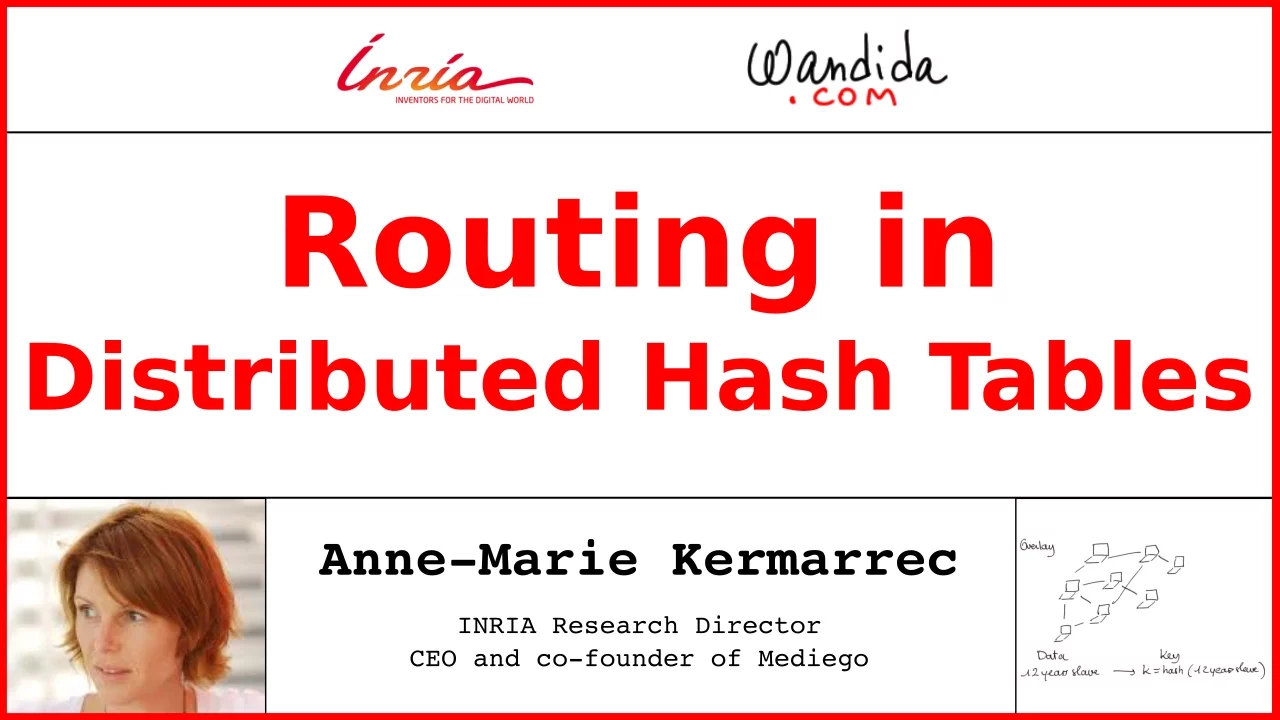 Routing in Distributed Hash Tables | Anne-Marie Kermarrec