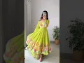 Download Lagu Real modeling pure soft Oranga silk fabric fully flair Kali pattern Anarkali suit sets #Anarkalisets