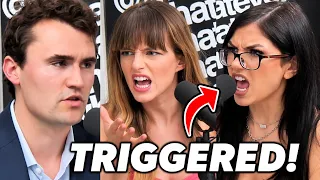 Charlie Kirk TRIGGERS Two Extreme Feminists With Basic Biology!