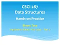 202008 VSU CSCI287 Week13 - Unit 03 Binary Tree Hands-on Practice HP03