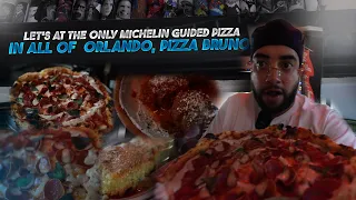 Eating at The ONLY Michelin Guided Pizzeria in Orlando Pizza Bruno