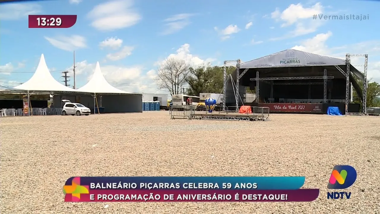 Balneário Piçarras celebra 59 anos com programação especial de aniversário