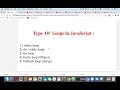 Javascript Loops in detail in Hindi Lecture - 26