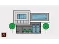 Illustrator Tutorial - Flat Design House Illustrator Flat Design for Beginners