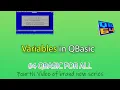 QBASIC FOR BEGINNERS IN NEPALI Variables in QBASIC