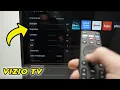 Vizio TV How to Change the Picture Settings