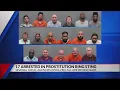 17 men arrested in Smith County prostitution sting