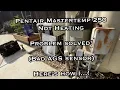 Pentair Mastertemp 250 pool heater Not heating problem solved Bad AGS sensor Here s how I