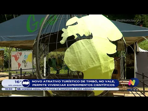 Vale do Itajaí: Nova atração turística permite vivenciar experiências científicas