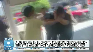 A los golpes en un local comercial de Encarnación